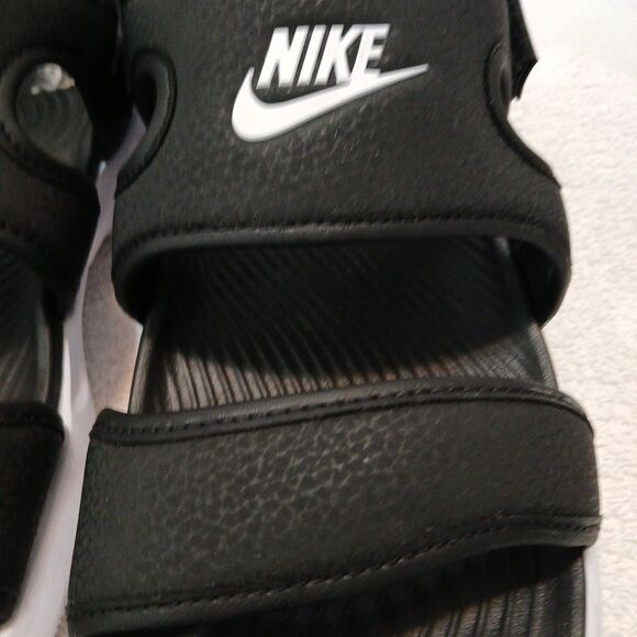 Nike Owaysis Womens Black/White Sandals CK9283-002 Size 8 Adjustable Strap - Picture 11 of 16